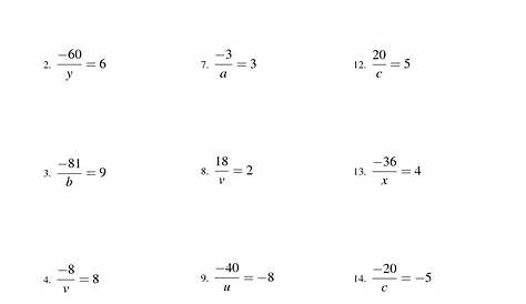 inequalities with fractions worksheets