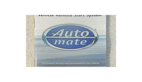 auto mate remote start replacement