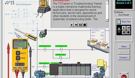 Industrial Electrical Troubleshooting Training Sim Software