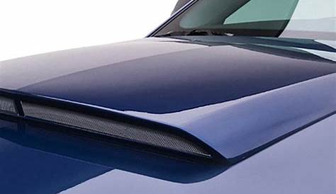 Ford mustang hood painted scoops