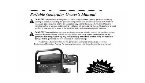 GENERAC OWNER'S MANUAL 01312 | Manualzz