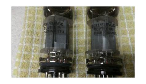 are 6l6 and 6v6 tubes interchangeable