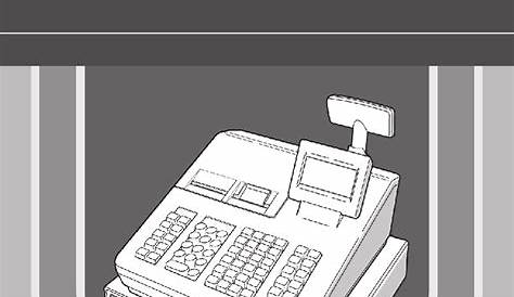 Sharp XE-A407 Cash Register Instruction manual PDF View/Download