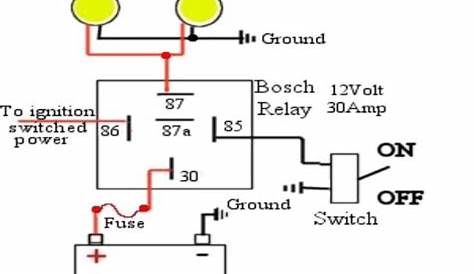 relay light wiring diagram