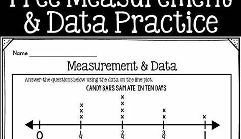 Free Fifth Grade Measurement & Data Printable- can be used as daily