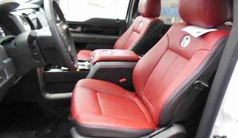 ford f150 red interior
