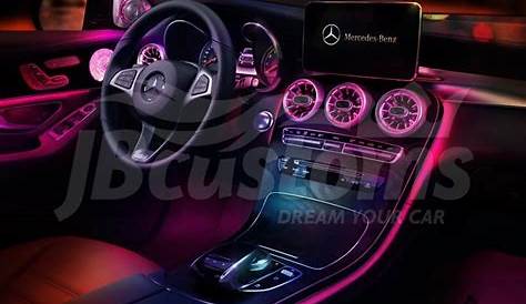 Ambient Light For Mercedes Benz W205 C GLC Class C260 Car Glow Interior