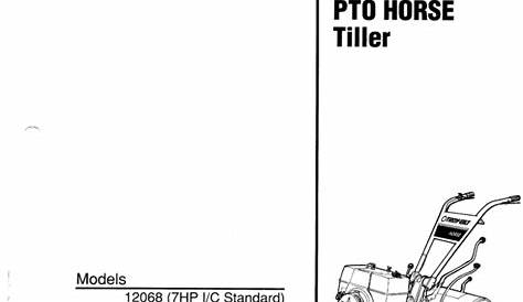 Troy-Bilt 12068-7HP Tiller User Manual | Manualzz