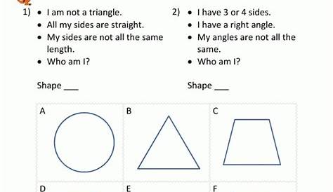 geometry 3rd grade worksheet
