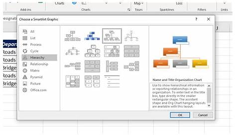 How to create an Organizational Chart in Excel - XL n CAD