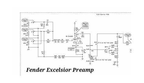 fender excelsior amp schematic