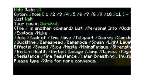 commands mod minecraft