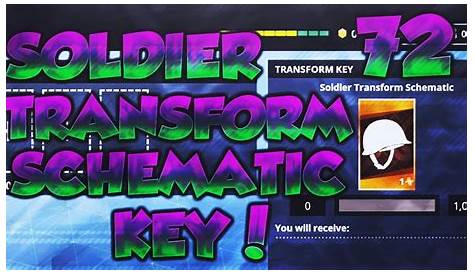 Fortnite: Save The World - The Legendary Soldier Transform Schematic