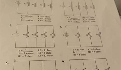 series and parallel circuits worksheets answers
