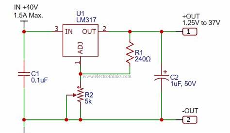 LM317 Adjustable Voltage Regulator Circuit Working Explanation