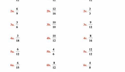 10 Best Images of Fraction Worksheets With Answer Key - 4th Grade Math
