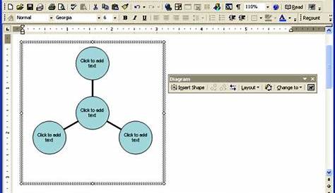 how to draw schematic diagram in word