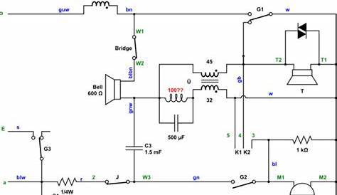 telephone handset circuit diagram