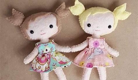 Felt Doll Patterns - Sew Your Own Handmade Dolls - Delilah Iris