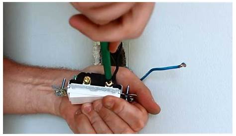 How to Install a Light Switch - YouTube