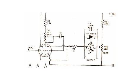 Analogue Frequency Meter Circuit | Schematic Rise