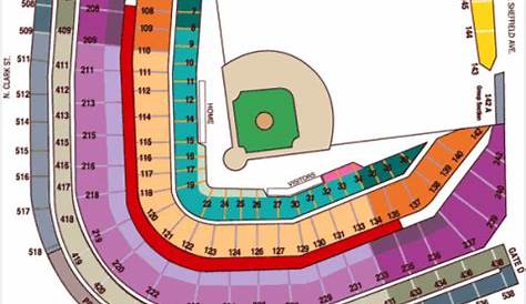 wrigley field seating chart concerts