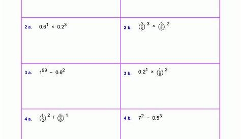 multiplication of exponents worksheet