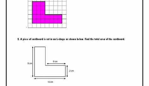 Area Of Compound Shapes Worksheet : Area And Perimeter Of Compound
