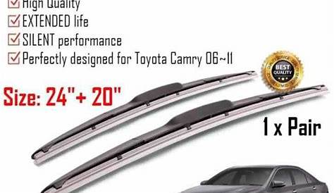 Toyota Camry Windshield Wipers Size - New Product Critical reviews
