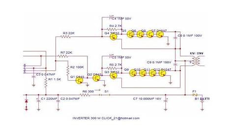 250w inverter circuit diagram