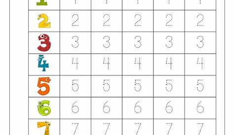 Trace Numbers 1 20 | Kiddo Shelter | Printable Number Tracing Worksheets - Printable Worksheets