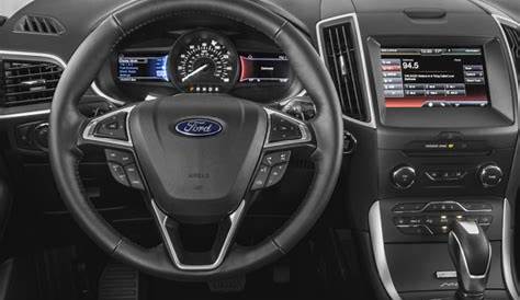 interior 2016 ford edge