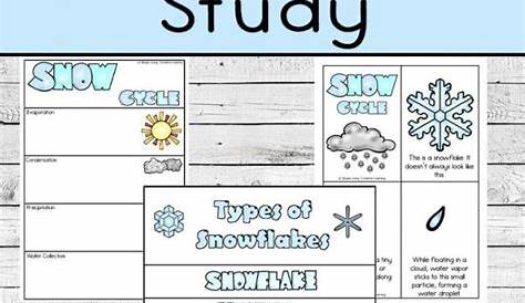 snow worksheets