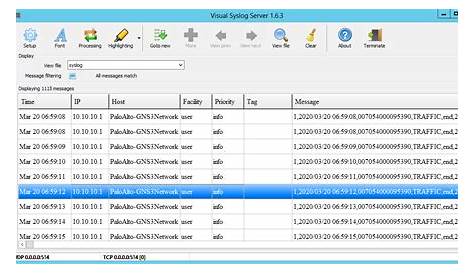 how to configure syslog