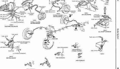 disc brake line diagram