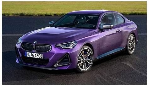 2022 BMW 2 Series shows in its purple metal skin at Goodwood FoS