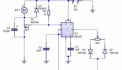 775 dc motor speed controller circuit diagram