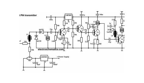 rf fm transmitter circuit diagram