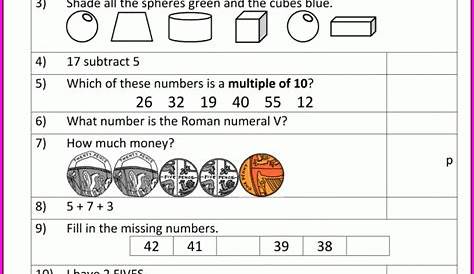 grade 4 roman numerals worksheet