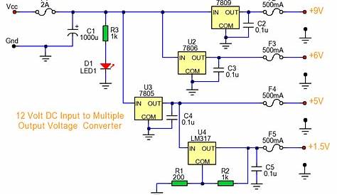 line output converter circuit diagram