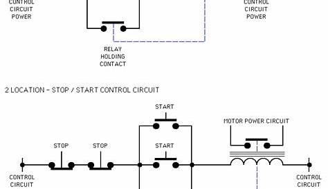 start stop push button wiring diagram