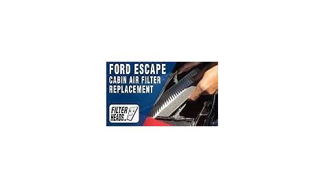 How to Replace Cabin Air Filter Ford Escape - YouTube
