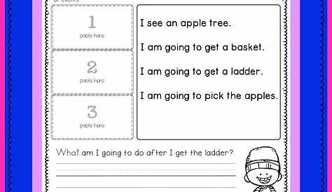 first grade sequencing worksheets