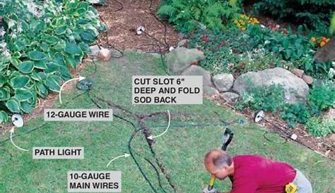 wiring garden lights