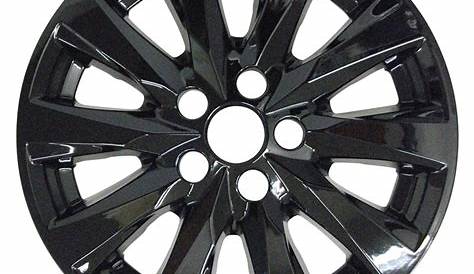 17" Toyota Camry Gloss Black Wheel Skin Set (Fits 18-20) - Pacific Rim