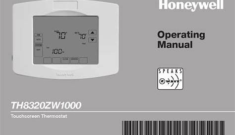 honeywell th6320u1000 installation manual