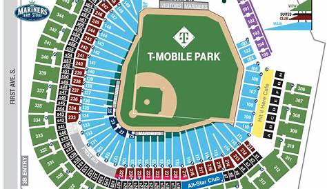 T-Mobile Park Seating Map | Seattle Mariners