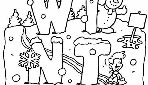 Free Printable Winter Coloring Pages For Kids