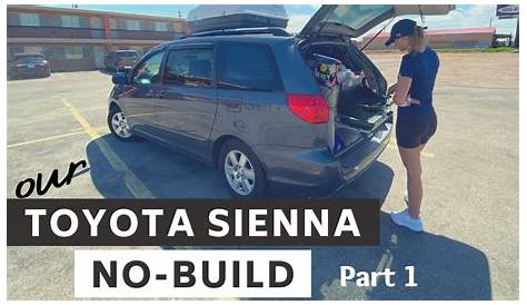 Toyota Sienna Minivan Camper Conversion Tour (No Build) - YouTube