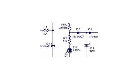 simple circuit diagram with explanation